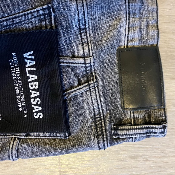 Men's Valabasas Slim Fit Utility Jeans - Charcoal - Picture 8 of 8